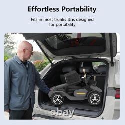 Scooter de mobilité YINGLU Peak 1000W fauteuil roulant électrique 4 roues autonomie de 35 miles