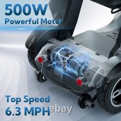 Scooter de mobilité YINGLU Peak 1000W fauteuil roulant électrique 4 roues autonomie de 35 miles