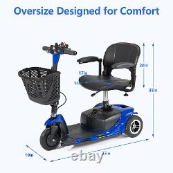 Scooter de mobilité à 3 roues électrique, dispositif de fauteuil roulant mobile outils de voyage