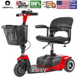 Scooter de mobilité à 3 roues électrique pliable fauteuil roulant électrique