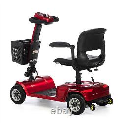 Scooter de mobilité à 4 roues Chaise roulante électrique pliante Scooters électriques de voyage à domicile