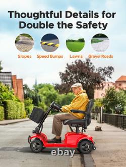 Scooter de mobilité à 4 roues ENGWE, moteur puissant de 250W pour seniors, robuste et fiable.