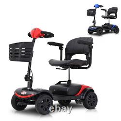 Scooter de mobilité à 4 roues Fauteuil roulant électrique Scooters électriques pour la maison Voyage pour personnes âgées