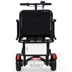 Scooter de mobilité à 4 roues - Fauteuil roulant électrique à vitesse réglable trois vitesses