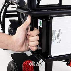 Scooter de mobilité à 4 roues - Fauteuil roulant électrique à vitesse réglable trois vitesses