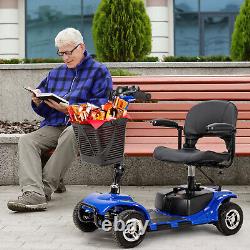 Scooter de mobilité à 4 roues Fauteuil roulant électrique pliable pour personnes âgées