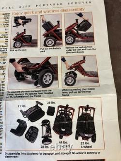 Scooter de mobilité à 4 roues LiteRider GL141 de Golden Technologies