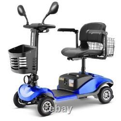 Scooter de mobilité à 4 roues électrique pliant pour fauteuil roulant 2025 pour voyages à domicile