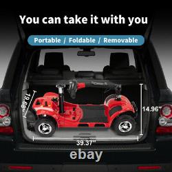 Scooter de mobilité à 4 roues électrique pliant pour voyage 2025