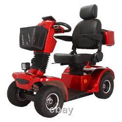 Scooter de mobilité à 4 roues, fauteuil roulant électrique, 500W 48V 20AH, moteur à batterie.
