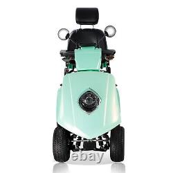 Scooter de mobilité à 4 roues, fauteuil roulant électrique 800W, scooters électriques pour la maison et les déplacements.