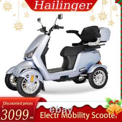 Scooter de mobilité à 4 roues, fauteuil roulant électrique, appareil compact de Noël