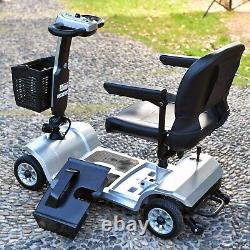 Scooter de mobilité à 4 roues, fauteuil roulant électrique, capacité de charge maximale de 550 livres