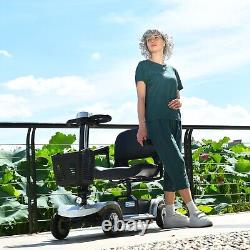 Scooter de mobilité à 4 roues, fauteuil roulant électrique, charge maximale de 440 livres