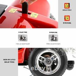 Scooter de mobilité à 4 roues, fauteuil roulant électrique pliant pour le voyage