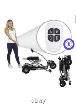 Scooter de mobilité à 4 roues, fauteuil roulant électrique pliant, scooters électriques pour les voyages à domicile