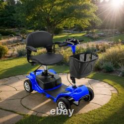 Scooter de mobilité à 4 roues, fauteuils roulants électriques puissants et robustes pour tous les terrains