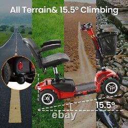 Scooter de mobilité à 4 roues pliant électrique pour voyage - nouveaux fauteuils roulants scooters