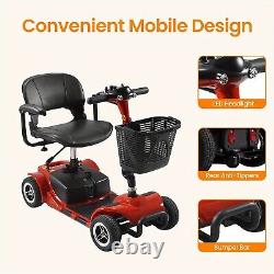 Scooter de mobilité à 4 roues pliant électrique pour voyage - nouveaux fauteuils roulants scooters