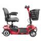 Scooter De Mobilit&eacute; &agrave; 4 Roues Pliant Pour Fauteuil Roulant De Voyage Avec Si&egrave;ges Pivotants