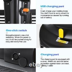 Scooter de mobilité à 4 roues pour adultes et seniors, léger et pliable, vitesse de 5 mph