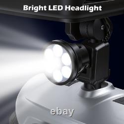 Scooter de mobilité à 4 roues pour adultes et seniors, léger et pliable, vitesse de 5 mph