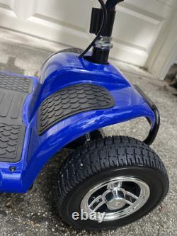 Scooter de mobilité d'occasion, scooter de mobilité à 4 roues, fauteuil roulant électrique pliant