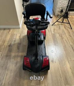 Scooter de mobilité de voyage Drive Medical SCOUTLT4-EXT Spitfire Scout 4 ROUGE