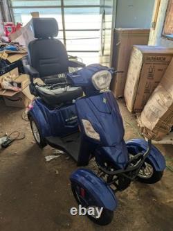 Scooter de mobilité électrique EW-46 à 4 roues, robuste, pouvant supporter jusqu'à 400 lbs