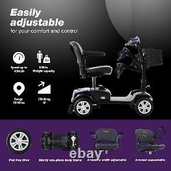 Scooter de mobilité électrique M1 pour adultes Dispositif de fauteuil roulant pour voyager personnes âgées