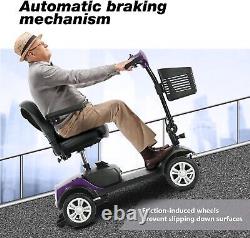 Scooter de mobilité électrique M1 pour adultes Dispositif de fauteuil roulant pour voyager personnes âgées