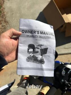 Scooter de mobilité électrique Morrean à 3 roues, avec éclairage - VENTE DE LIQUIDATION