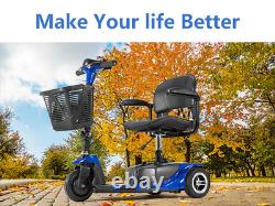 Scooter de mobilité électrique à 3 roues pliable dispositif de fauteuil roulant
