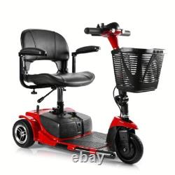 Scooter de mobilité électrique à 3 roues pliable fauteuil roulant électrique