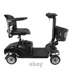 Scooter de mobilité électrique à 4 roues pour personnes âgées et seniors, fauteuil roulant motorisé B BLK V1