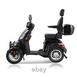 Scooter de mobilité électrique à quatre roues pour voyages aux États-Unis, moteur 800W 60V 20AH, capacité de charge de 500lbs, 3 vitesses