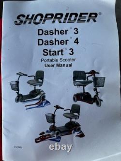 Scooter de mobilité électrique avec chargeur