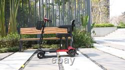 Scooter de mobilité électrique d'occasion TopMate 4 roues pour seniors légers rouge