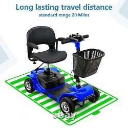 Scooter de mobilité électrique lourd à 4 roues pour voyage avec fauteuil roulant motorisé en 2024