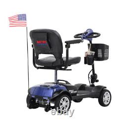 Scooter de mobilité électrique pliable à 4 roues pour fauteuil roulant, voyage extérieur compact SUV