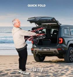 Scooter de mobilité électrique pliant à 4 roues, fauteuils roulants électriques, longue portée, portable