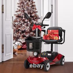 Scooter de mobilité électrique pliant avec grandes roues, fauteuil roulant électrique, scooter de voyage