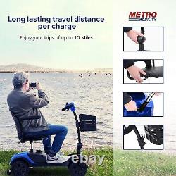 Scooter de mobilité électrique pour personnes âgées Metro Fauteuil roulant électrique robuste compact
