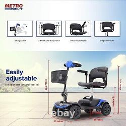 Scooter de mobilité électrique pour personnes âgées Metro Fauteuil roulant électrique robuste compact