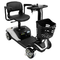 Scooter de mobilité électrique pour personnes âgées à 4 roues, 24V 200W, fauteuil roulant motorisé