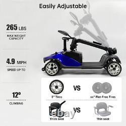 Scooter de mobilité électrique pour personnes âgées à 4 roues et 24V
