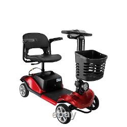Scooter de mobilité électrique pour personnes âgées à quatre roues, fauteuil roulant motorisé - États-Unis.