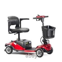 Scooter de mobilité électrique tout terrain à 4 roues, fauteuil roulant de voyage robuste avec LigT6