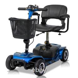 Scooter de mobilité fauteuil roulant électrique 4 roues scooter électrique pliant réglable