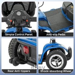 Scooter de mobilité fauteuil roulant électrique 4 roues scooter électrique pliant réglable